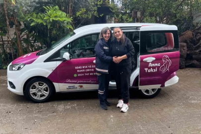 Kemer’de ’Anne Taksi’ hizmet vermeye başladı
