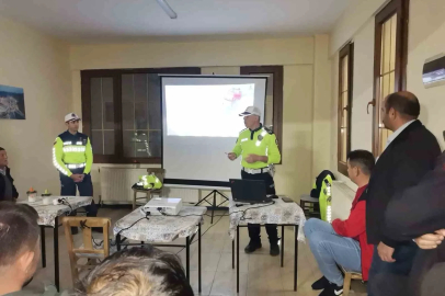 Hisarcık’ta güvenli traktör kullanımı eğitimi verildi
