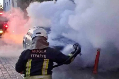 Köyceğiz’de araç yangını
