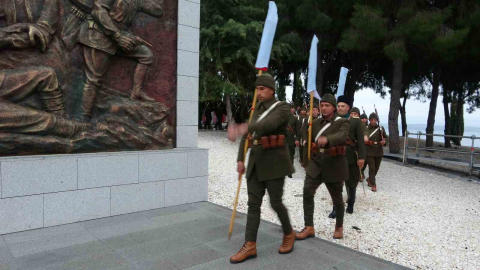 Çanakkale Kara Savaşları’nın 111’inci yıl dönümü tören provası yapıldı