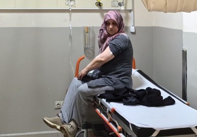 Akrep sokan kadın hastanelik oldu