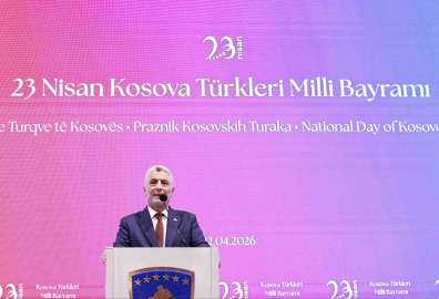 Bakan Bolat, "Kosova Türkleri Milli Bayramı" resepsiyonuna katıldı