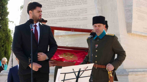 57’nci Alay Sancağı 111 yıl sonra kurulan 57 Alay’a teslim edildi