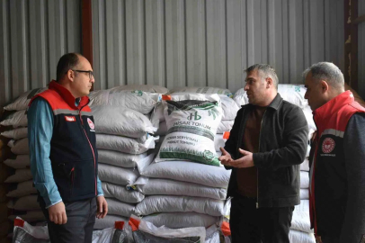 Bayburt’ta üreticilere yüzde 50 hibeli yem bezelyesi tohumu dağıtıldı
