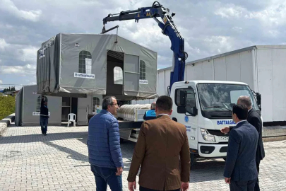 Başkan Taşkın taziye hizmetlerinin merkezinde inceleme yaptı
