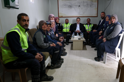 Şahin Biba'dan 1 Mayıs'ta  Görev Başındaki Emekçilere Ziyaret