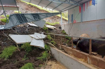 Bilecik’te toprak kayması
