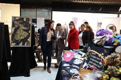 AVM’de el emeği ürünler sergilendi
