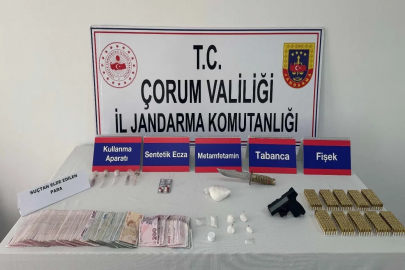 Çorum’da uyuşturucu operasyonu
