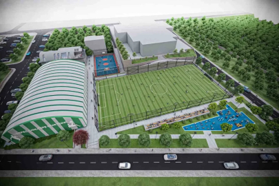 Çamlıtepe Spor Kompleksi’nin yüzde 71’i tamamlandı
