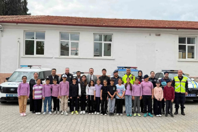 Sultanhisar’da miniklere trafik eğitimi
