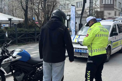 Bolu’da kural ihlali yapan bin 600 sürücüye ceza

