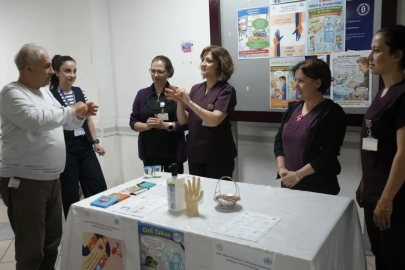 Hastanede el hijyenine dikkat çekildi
