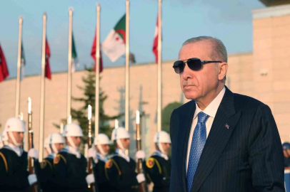 Cumhurbaşkanı Erdoğan, Cezayir Cumhurbaşkanı Tebbun’u karşıladı

