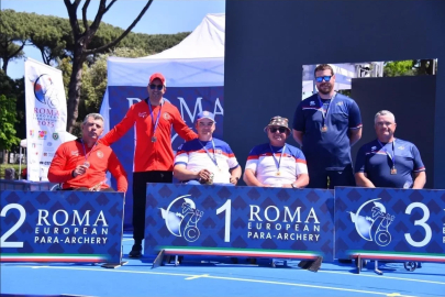 Denizlili milli sporcu Roma’da iki gümüş madalya kazandı
