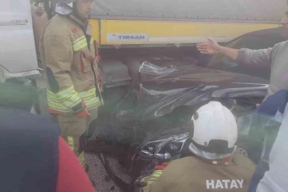 Kırıkhan’da trafik kazası: 1 yaralı
