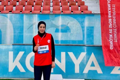 Bilecikli atletizm sporcusu Türkiye 3’üncüsü oldu
