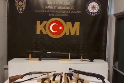 Kayseri’de silah ticareti yapan 2 şahıs yakalandı
