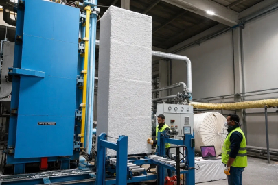 Ağrı Dağı eteklerinde kurulan strafor fabrikasına sağlanan 20 milyonluk devlet desteğiyle üretim arttı
