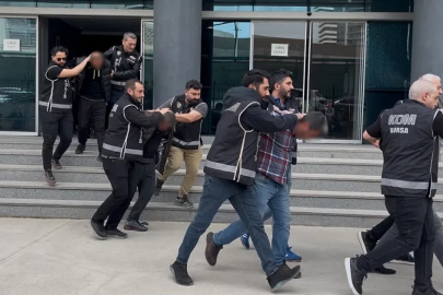 Bursa’da çiftçileri hedef alan tefeci çetesi adliyeye sevk edildi
