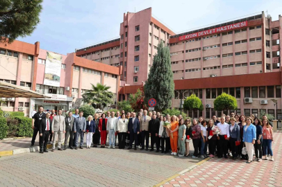 Aydın Devlet Hastanesi’ne veda programı düzenlendi
