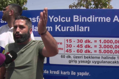 Antalya Havalimanında VIP taşımacıların eylemi
