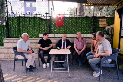 Vali Varol, taksi durağında esnafla bir araya geldi
