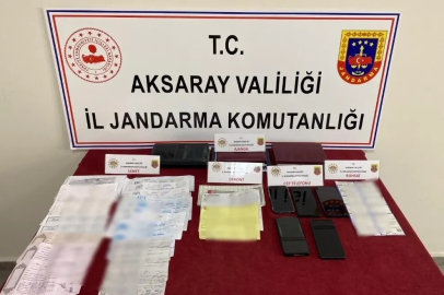 Aksaray’da tefeci operasyonu: 3 tutuklama
