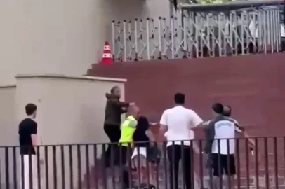 Torreira’ya saldırının ardından yaşanan kargaşa kamerada
