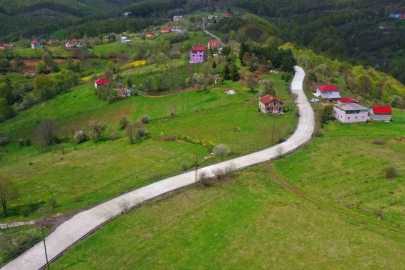 Ordu’da beton yol çalışmaları sürüyor
