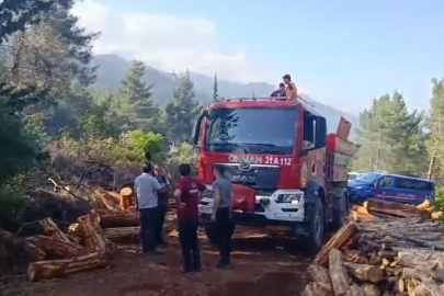 Hatay’da ormanı yangını çıktı
