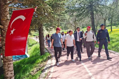 Hisarcık MYO öğrencileri Gölcük Yaylasında doğa yürüyüşüne katıldı
