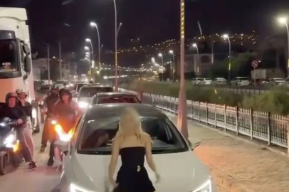 Trafikte dans pahalıya patladı: Aynı videoyu "Bedel ödendi" notuyla yeniden paylaştı
