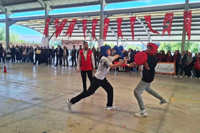 Hisarcık’ta geleneksel matrak oyunu büyük ilgi gördü
