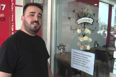 "Psikolojim bozuk" deyip dükkanı açmadı, cama astığı yazıyla dikkat çekti
