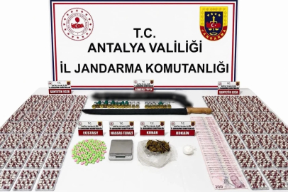 Alanya’da uyuşturucu operasyonu
