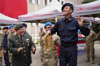 Bayburt’ta engelli vatandaşlar bir günlüğüne asker oldu

