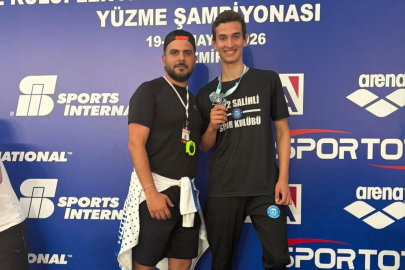 Manisalı yüzücü Eren Ayaz’dan Türkiye ikinciliği başarısı
