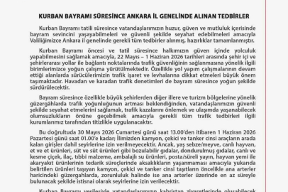 Ankara’da bayramda 24 binin üzerinde emniyet ve jandarma personeli görev başında olacak
