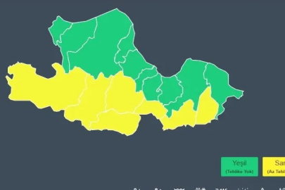 Samsun’un iç kesimleri için kuvvetli yağış uyarısı
