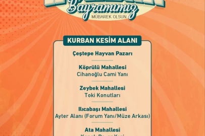 Efeler’de kurban kesim noktaları belirlendi

