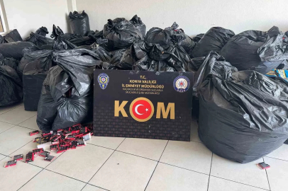 Konya’da 20 milyon liralık cinsel içerikli ürün operasyonu: 1 gözaltı
