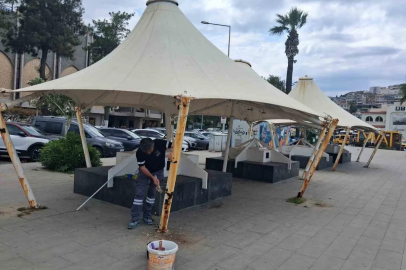 Kuşadası’nda bakım ve onarım çalışmaları hız kesmiyor
