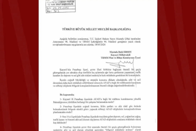 Pınarbaşı’nın afet müdahale gücünün artırılması talebi TBMM’de
