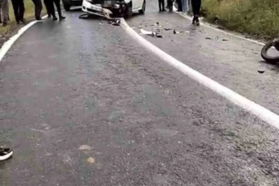 Diyarbakır’da otomobil ile motosiklet kafa kafaya çarpıştı: 1 yaralı
