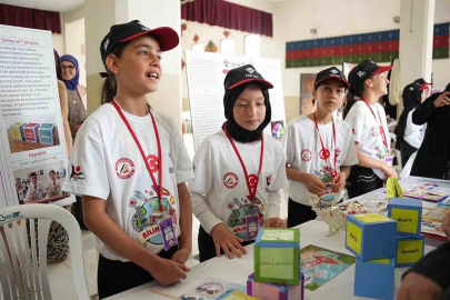 Sındırgı’da kırsal mahallede bilim fuarı heyecanı

