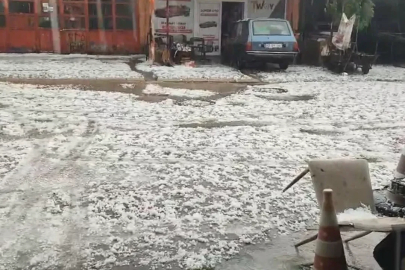 Adıyaman’da dolu yağışı hayatı olumsuz etkiledi
