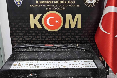 Şırnak’ta tarihi eser operasyonunda 180 obje ele geçirildi
