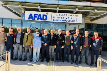 Elazığ’da AFAD personeline enkazda iletişim eğitimi verildi
