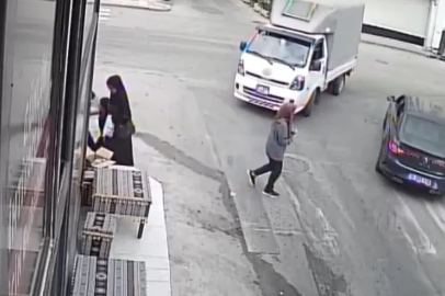 Bursa’da korku dolu anlar kamerada
